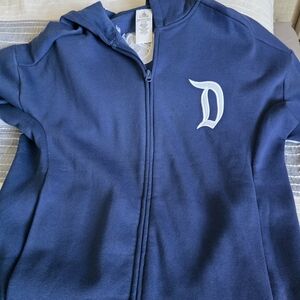 Disney Navy Spirit Jersey Zip Up Hoodie